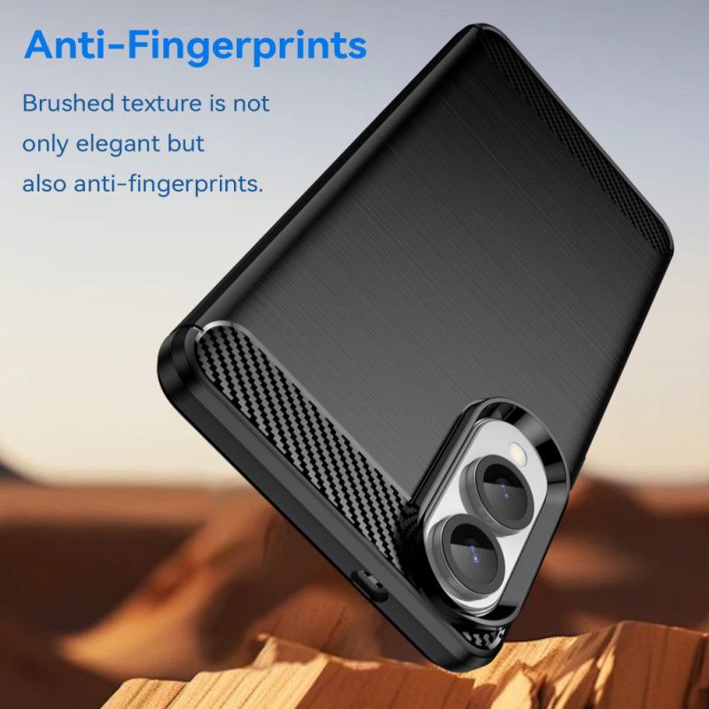 Kryt Samsung Galaxy S25 5g Edge Kartáčované Uhlíkové Vlákno