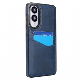 Kryt Samsung Galaxy S25 5g Edge Kožený Efekt S Kartou Držák