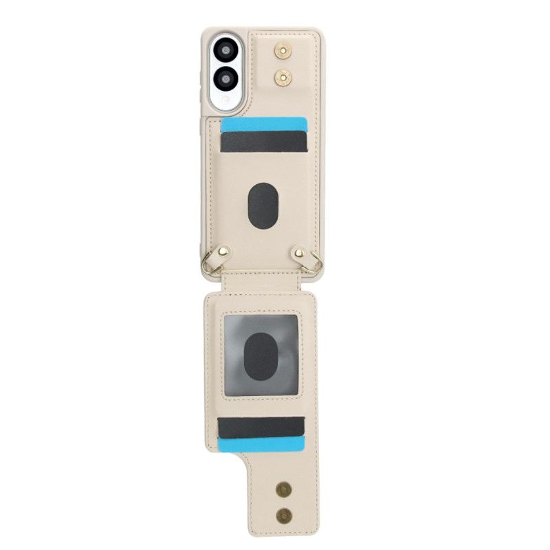 Kryt Samsung Galaxy S25 5g Edge Pouzdro Na Karty S Popruhem A Ramenním Popruhem