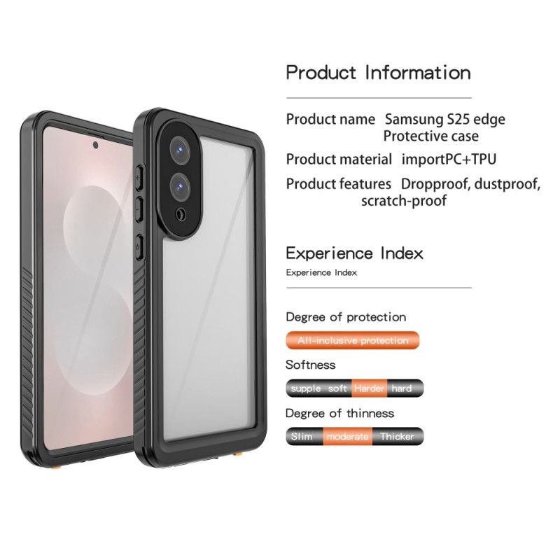 Kryt Samsung Galaxy S25 5g Edge Voděodolný A Nárazuvzdorný Redppper