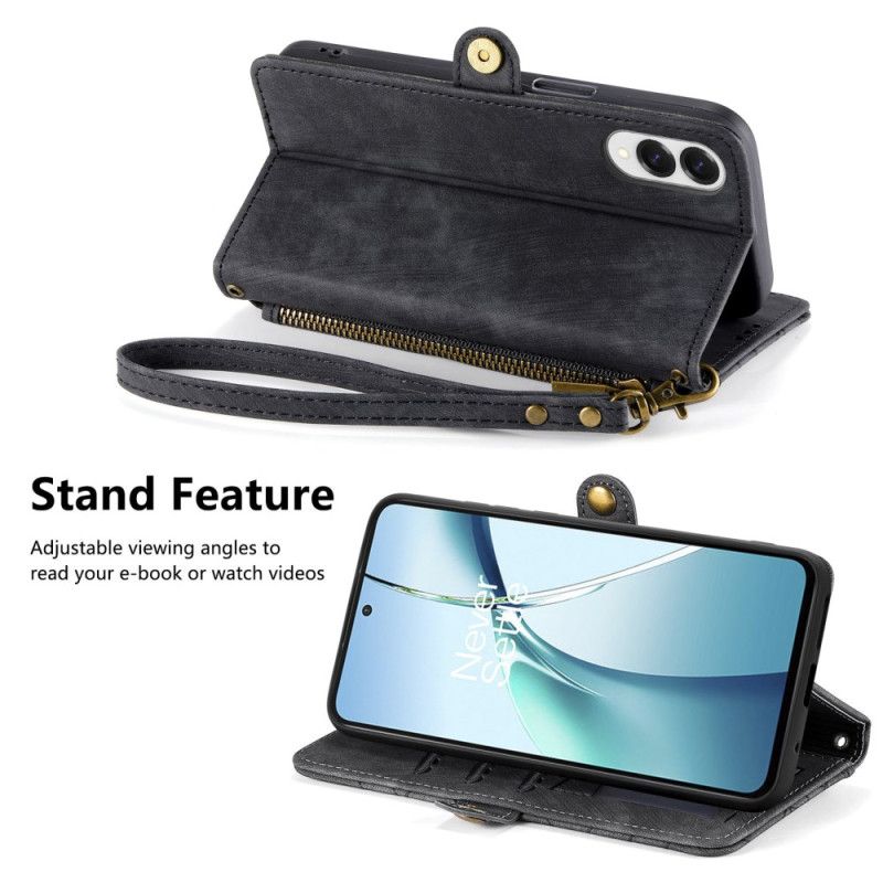 Peněženková Pouzdra Samsung Galaxy S25 5g Edge Kryty Na Mobil Geometrický Vzor A Šňůrka Na Krk