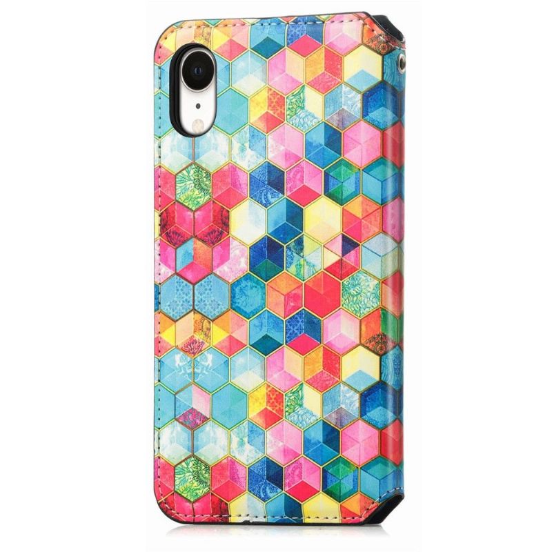 Flipové Pouzdro Na iPhone XR 3d Kostka