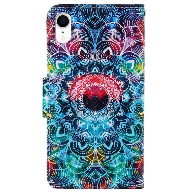Flipové Pouzdro Na iPhone XR Barevná Mandala