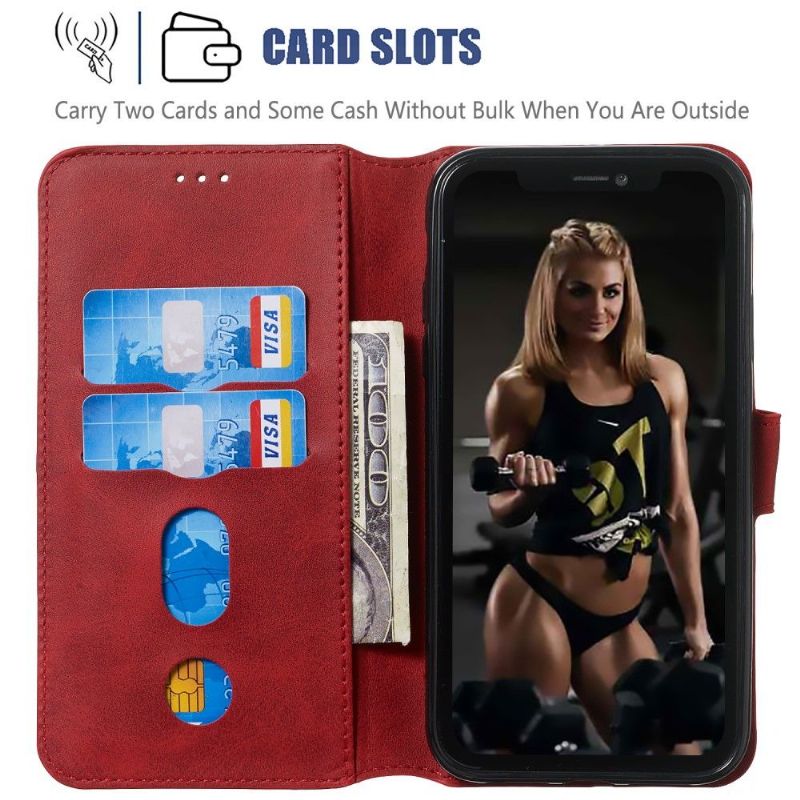 Flipové Pouzdro Na iPhone XR Klasický Držitel Karty