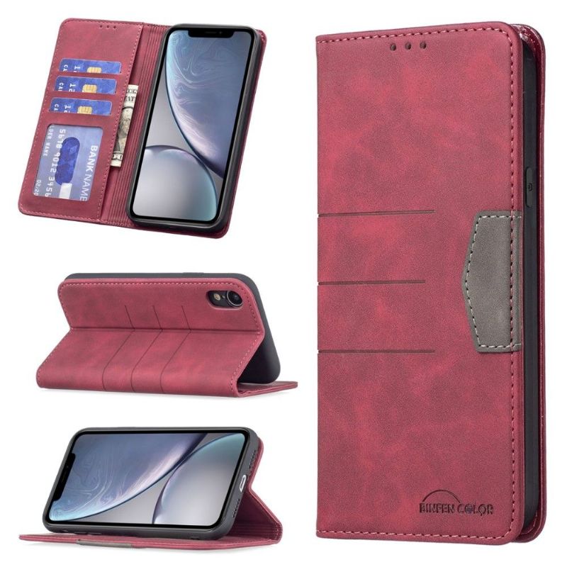 Flipové Pouzdro Na iPhone XR Kožené Pouzdro Binfen Color Flip Umělá Kůže