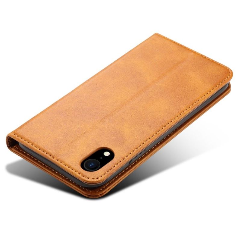Flipové Pouzdro Na iPhone XR Kožené Pouzdro Kůže Ve Stylu Překlápění