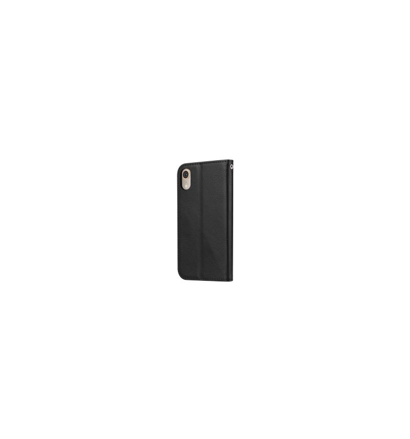 Flipové Pouzdro Na iPhone XR Kožené Pouzdro Na Stojan