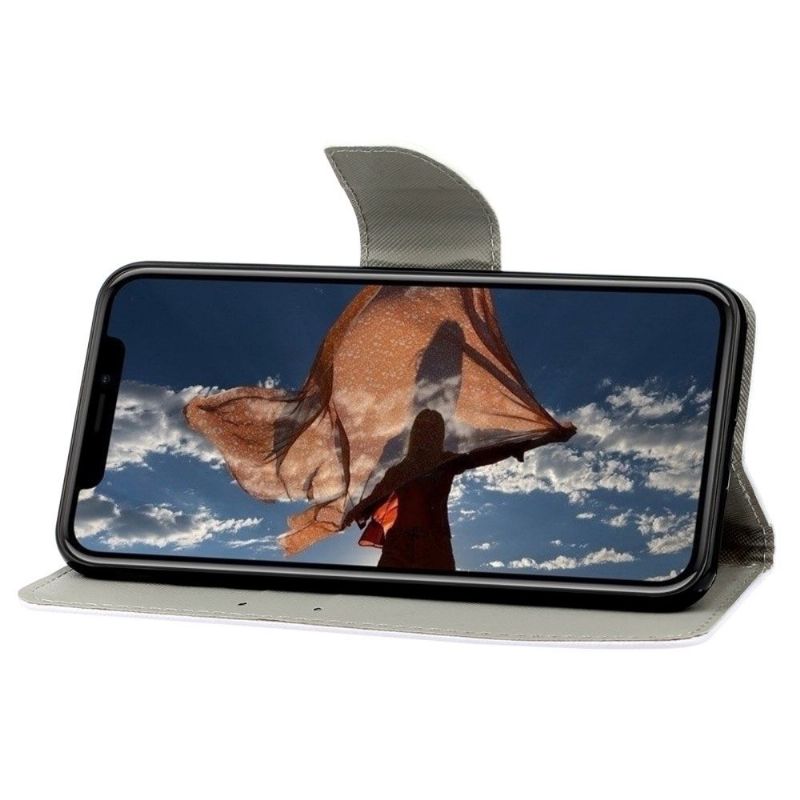 Flipové Pouzdro Na iPhone XR Modrý Motýl