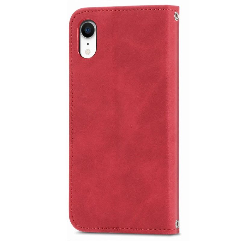 Flipové Pouzdro Na iPhone XR Obchodní Retro