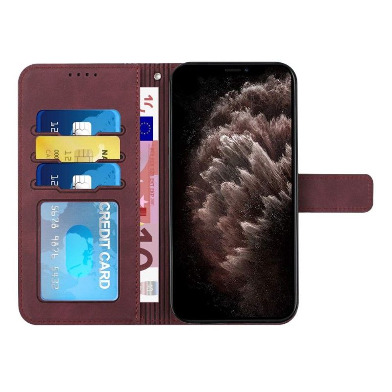 Flipové Pouzdro Na iPhone XR Čáry Úsměvu
