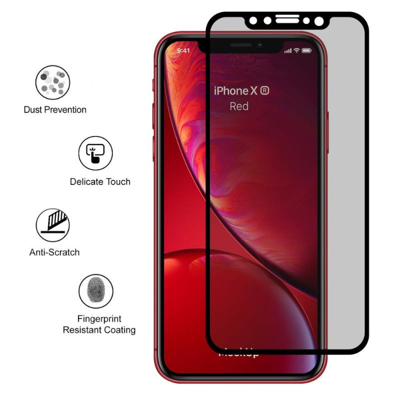 iPhone Xr - Tvrzené Sklo A Soukromý Filtr