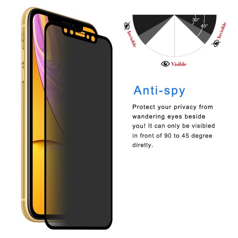 iPhone Xr - Tvrzené Sklo A Soukromý Filtr