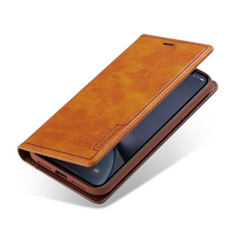 Kožené Pouzdro Folio Na iPhone XR Držitel Karty Le Clémentien