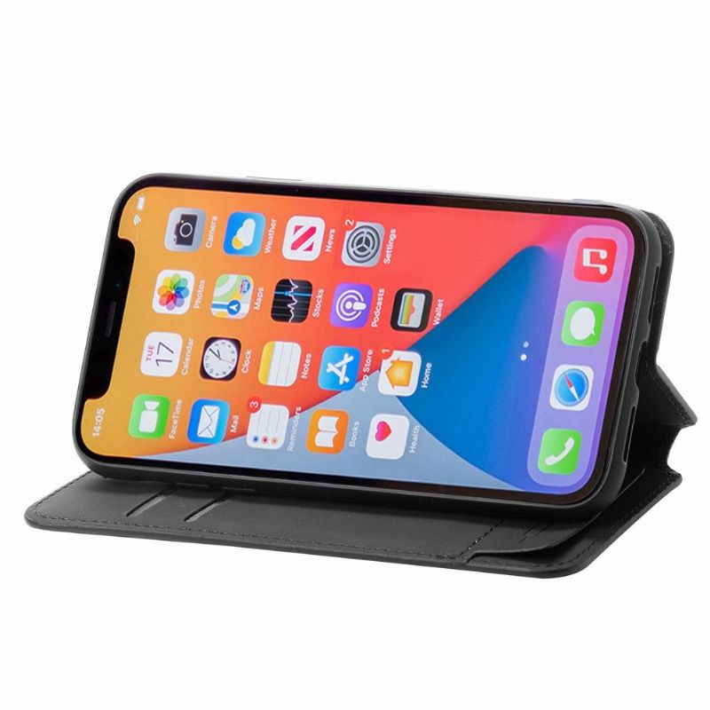 Kožené Pouzdro Na iPhone XR Duhový Oblak