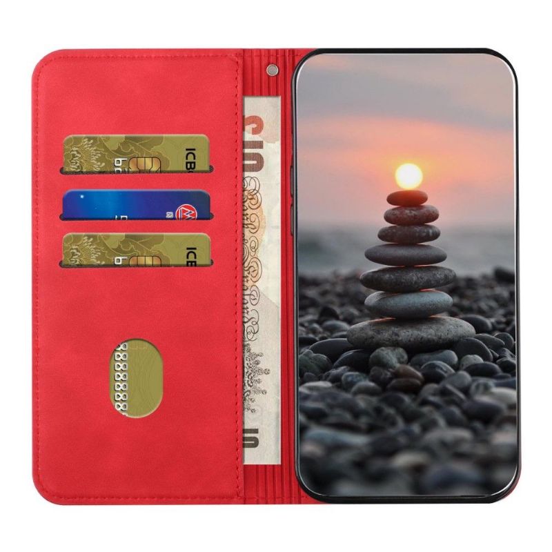 Kožené Pouzdro Na iPhone XR Podnikání Ve Tvaru S