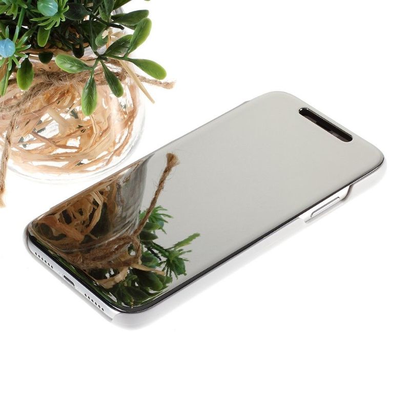 Kryt Na iPhone XR Flipové Pouzdro Zrcadlový Efekt