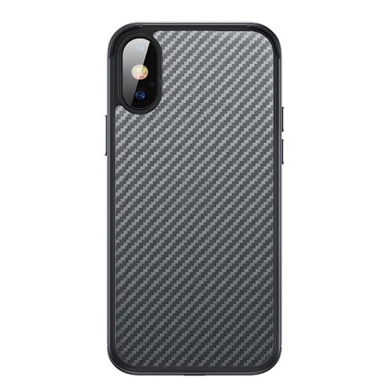 Kryt Na iPhone XR Karbonové Vlákno Ve Stylu Luxusní Série