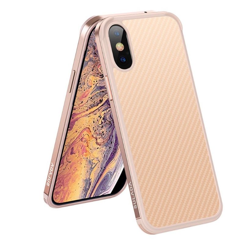 Kryt Na iPhone XR Karbonové Vlákno Ve Stylu Luxusní Série