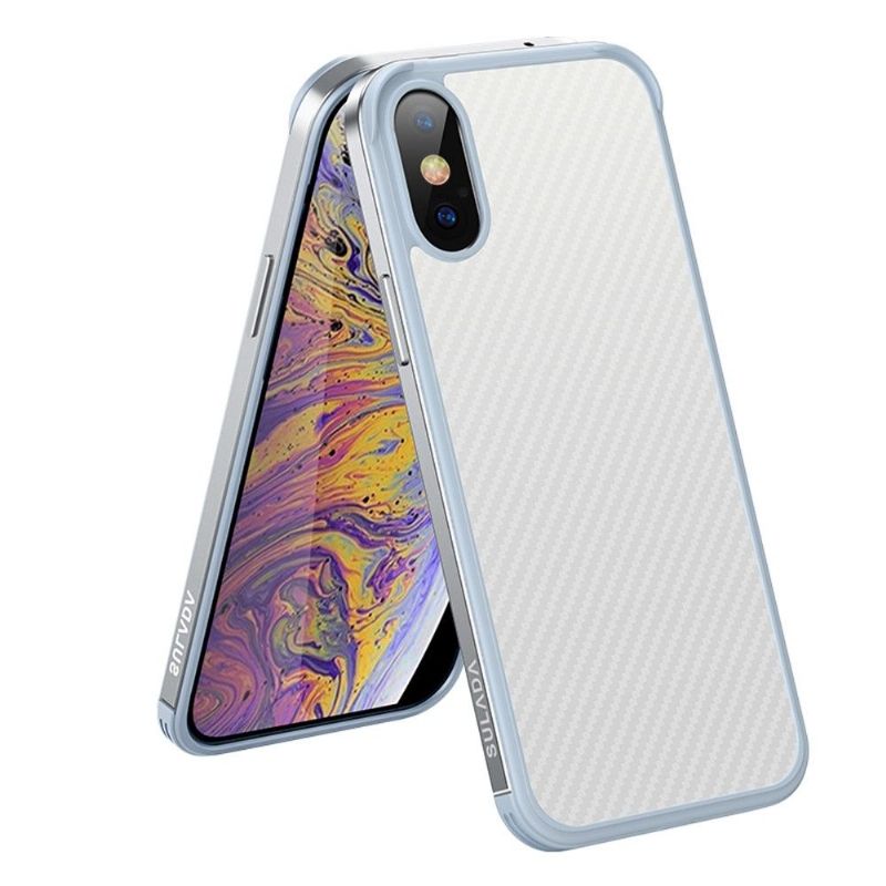 Kryt Na iPhone XR Karbonové Vlákno Ve Stylu Luxusní Série