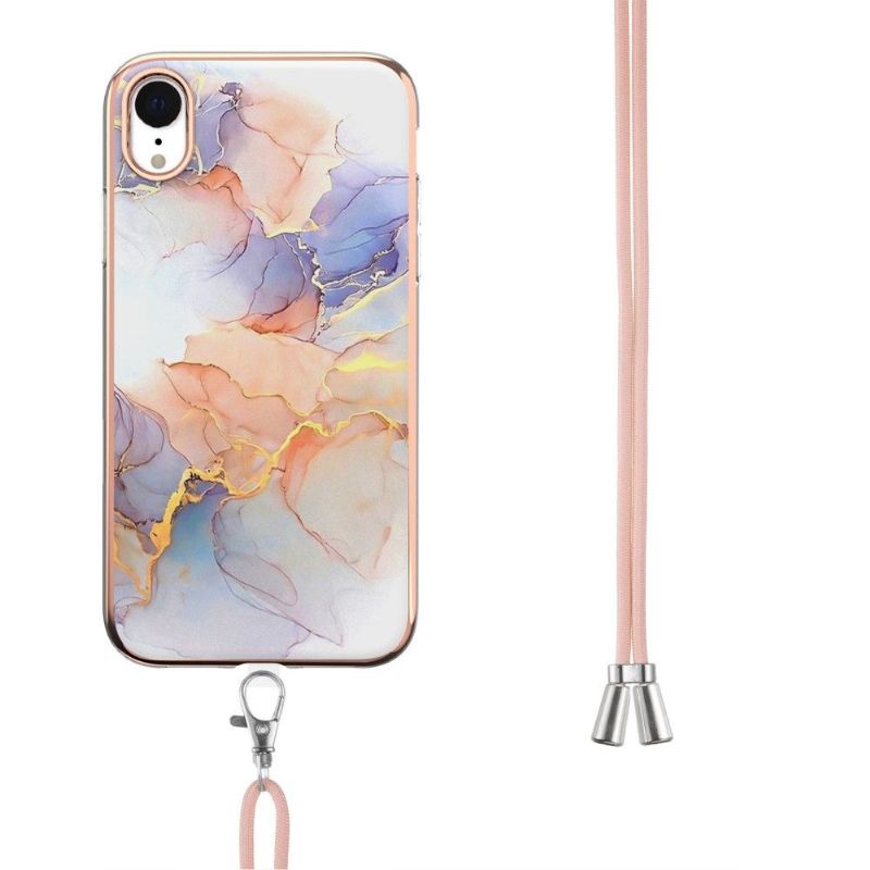 Kryt Na iPhone XR Na Lana Barevný Mramor