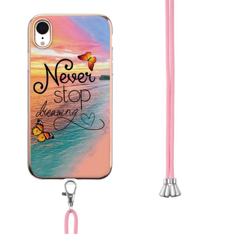 Kryt Na iPhone XR Na Lana Nikdy Nepřestávej Snít