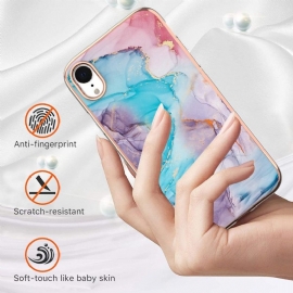 Kryt Na iPhone XR Modrý Mramor