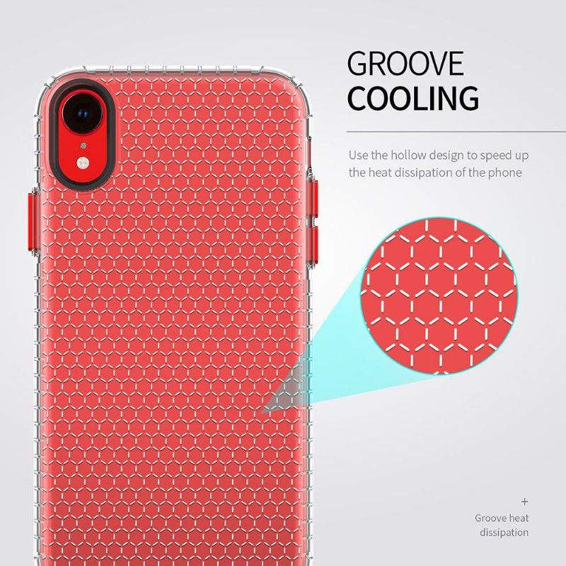 Kryt Na iPhone XR Průhledná Plástev