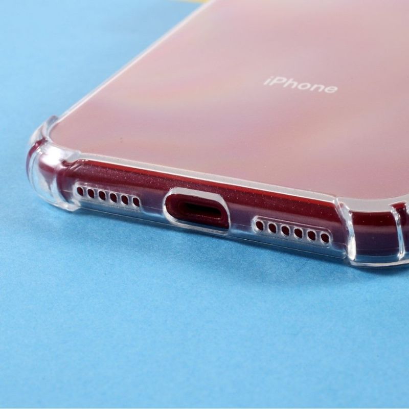 Kryt Na iPhone XR Průhledné Zesílené Rohy