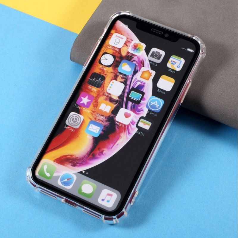 Kryt Na iPhone XR Průhledné Zesílené Rohy