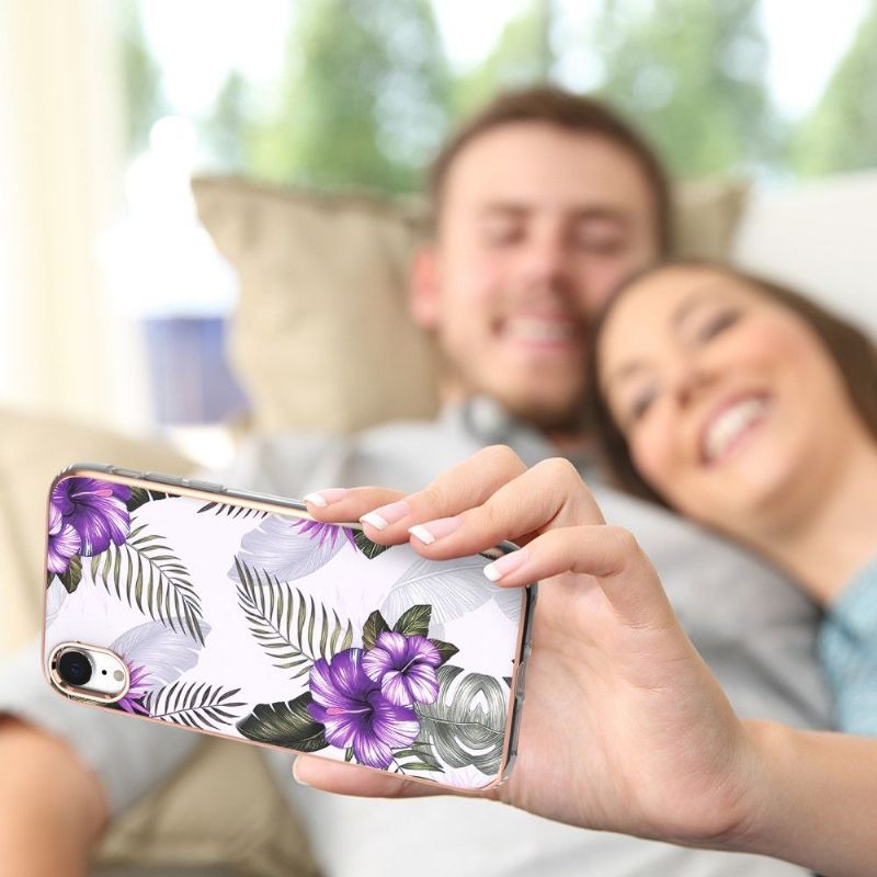 Kryty Na Mobil Na iPhone XR Exotické Květiny