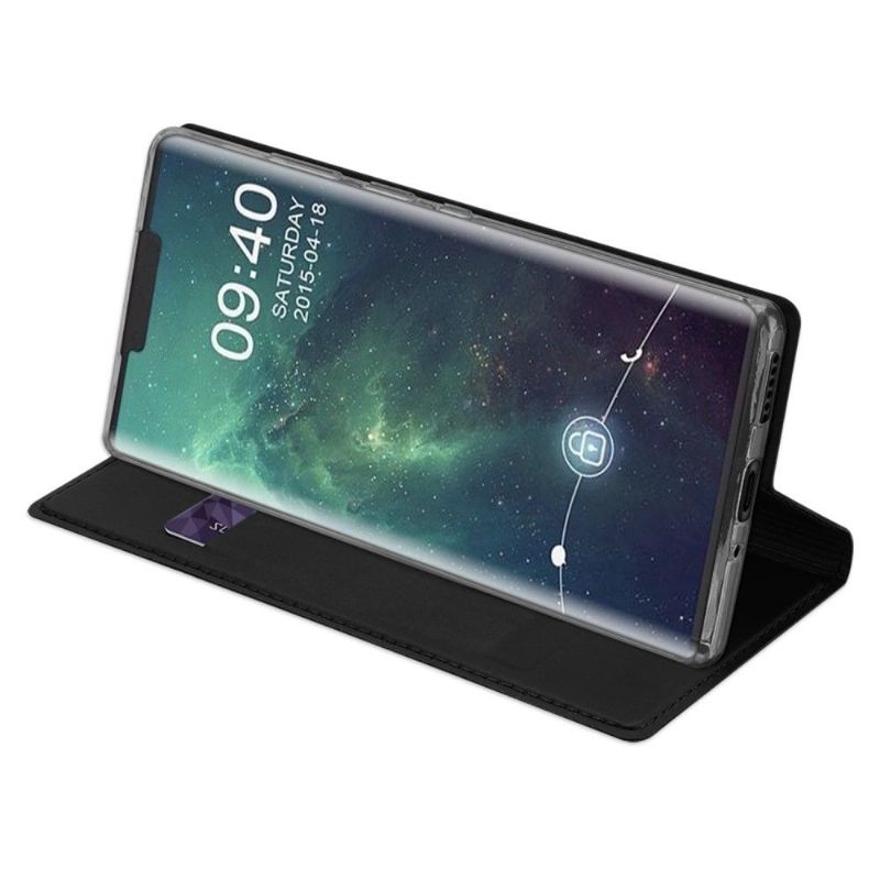 Flipové Pouzdro Na Huawei Mate 30 Pro Držák Saténových Potahových Karet