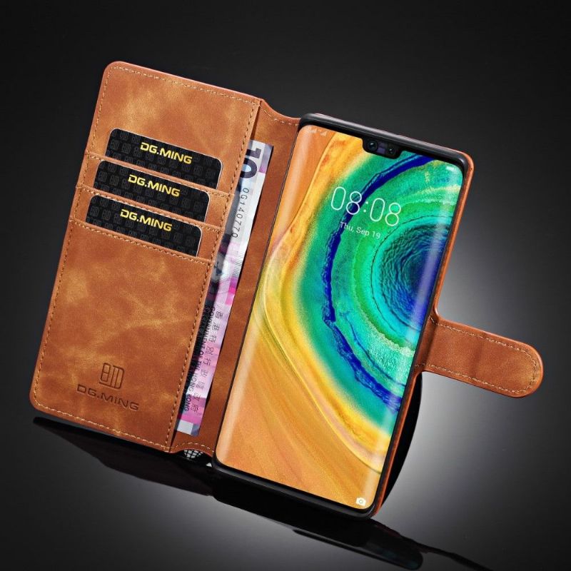 Flipové Pouzdro Na Huawei Mate 30 Pro Efekt Dg Ming Kůže