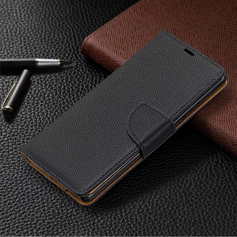 Flipové Pouzdro Na Huawei Mate 30 Pro Efekt Zrnité Kůže