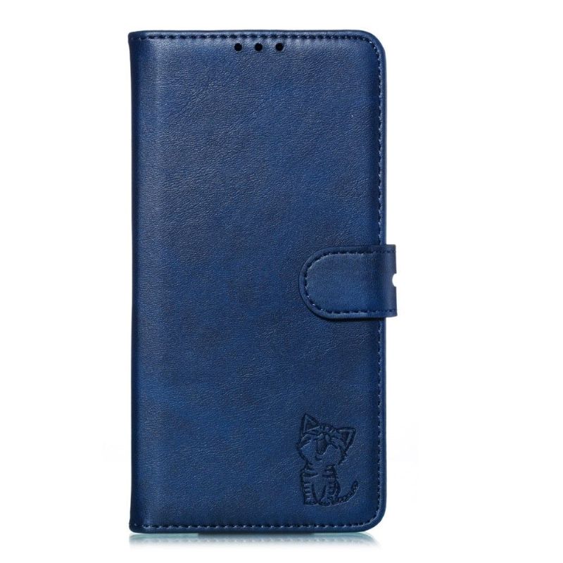 Flipové Pouzdro Na Huawei Mate 30 Pro Koťátko S Efektem Matné Kůže