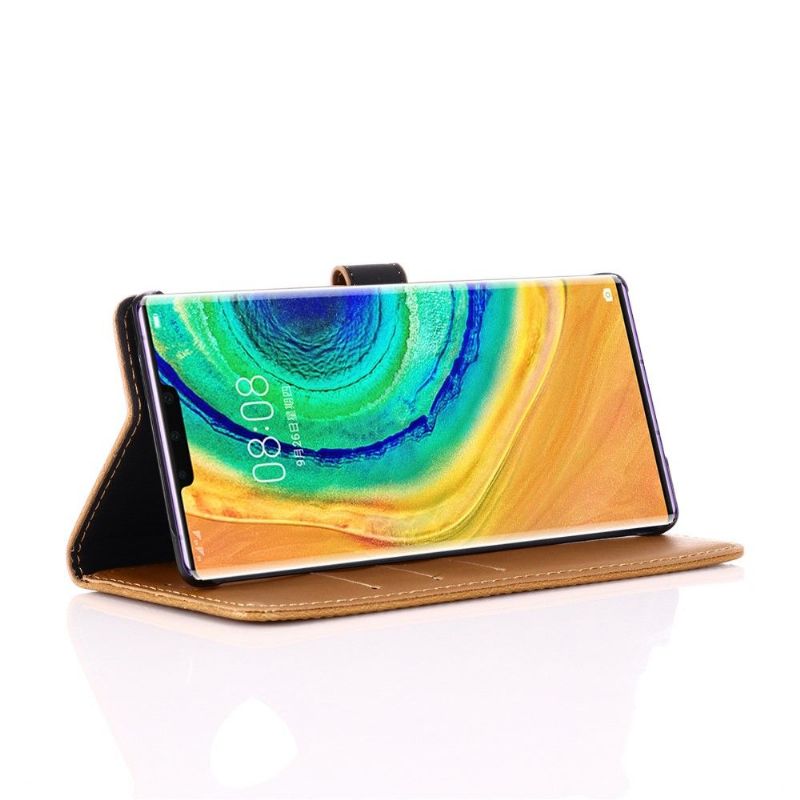 Flipové Pouzdro Na Huawei Mate 30 Pro Retro Umělá Kůže