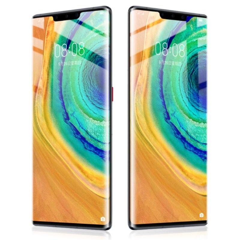 Huawei Mate 30 Pro – Ochranné Tvrzené Sklo V Plné Velikosti – Černá