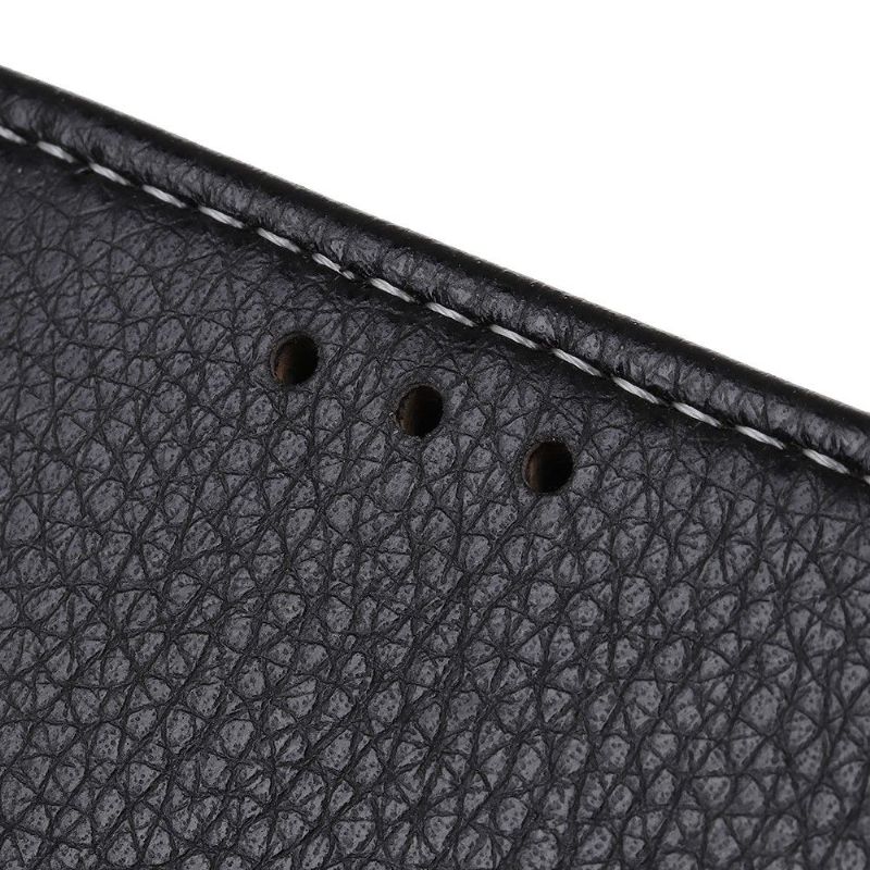 Kožené Pouzdro Na Huawei Mate 30 Pro Odkryté Švy S Koženým Efektem