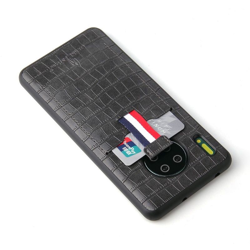 Kryt Na Huawei Mate 30 Pro Držák Karty S Efektem Croc
