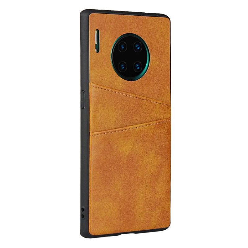 Kryt Na Huawei Mate 30 Pro Kožený Držák Karet S Efekty