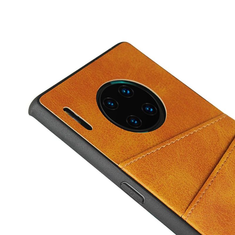 Kryt Na Huawei Mate 30 Pro Kožený Držák Karet S Efekty
