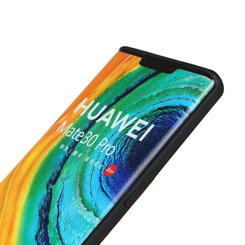 Kryt Na Huawei Mate 30 Pro Kožený Držák Karet S Efekty