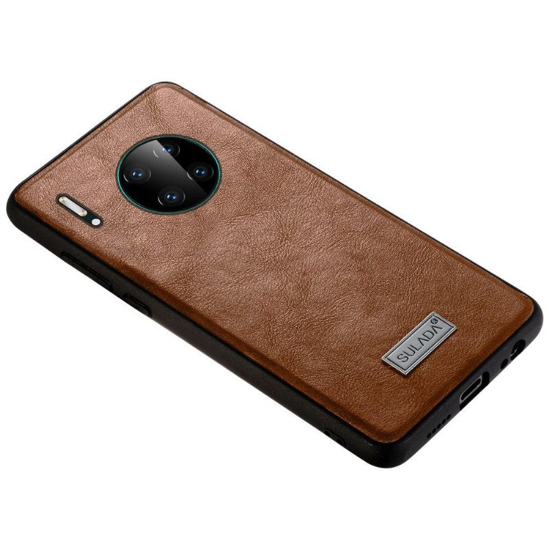 Kryt Na Huawei Mate 30 Pro Kožený Efekt Sulada