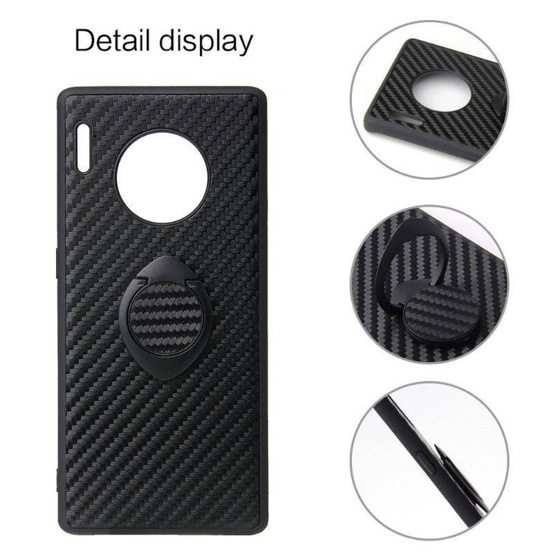 Kryt Na Huawei Mate 30 Pro Uhlíkové Vlákno S Magnetickým Držákem
