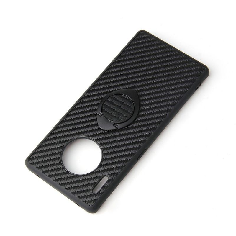 Kryt Na Huawei Mate 30 Pro Uhlíkové Vlákno S Magnetickým Držákem