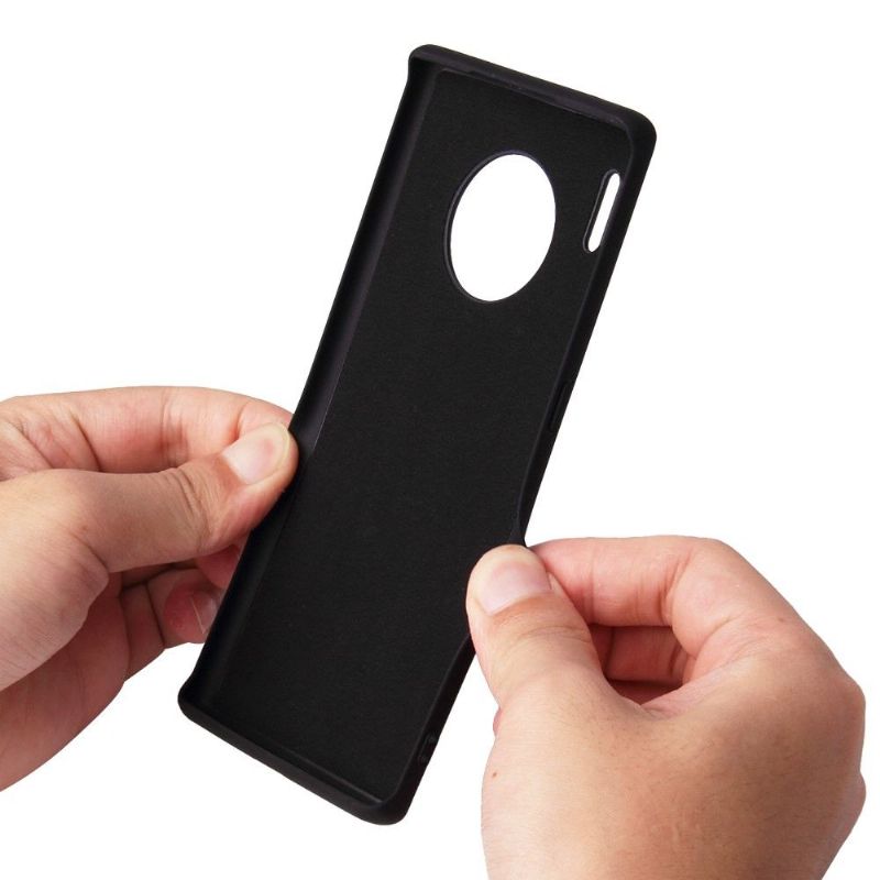 Kryt Na Huawei Mate 30 Pro Uhlíkové Vlákno S Magnetickým Držákem