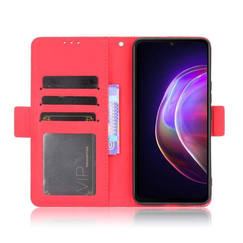 Kožené Pouzdro Na Vivo V21 5G Premium S Držitelem Karty