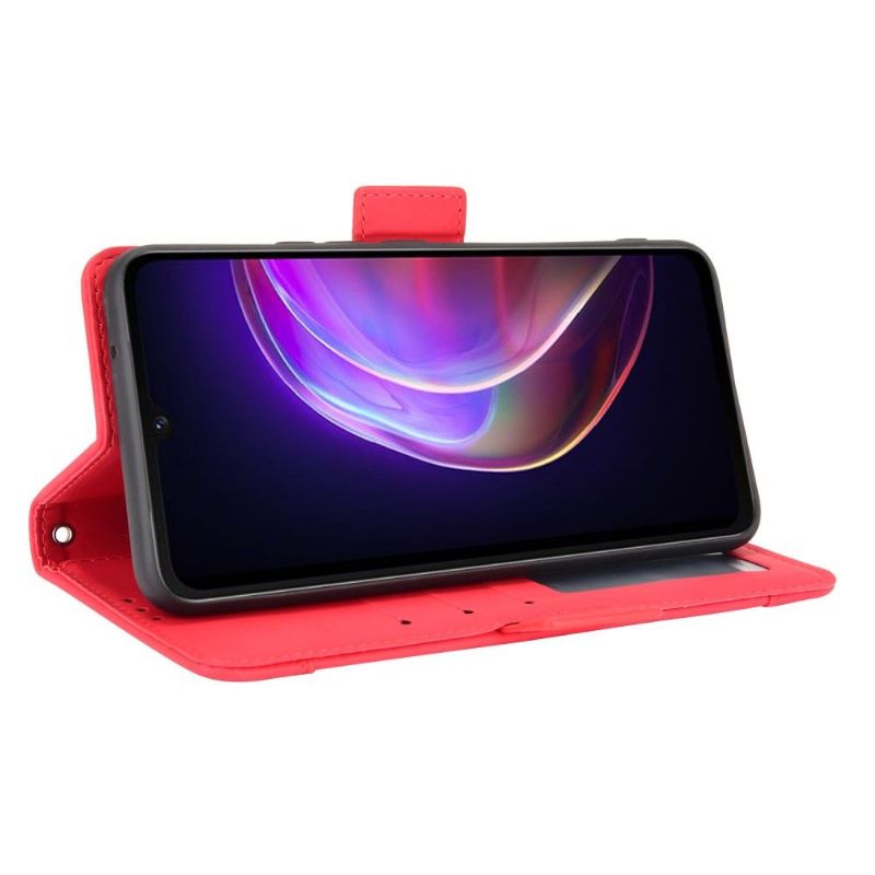 Kožené Pouzdro Na Vivo V21 5G Premium S Držitelem Karty