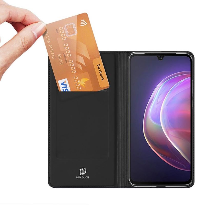 Pouzdra Na Vivo V21 5G Obchodní Saténový Efekt