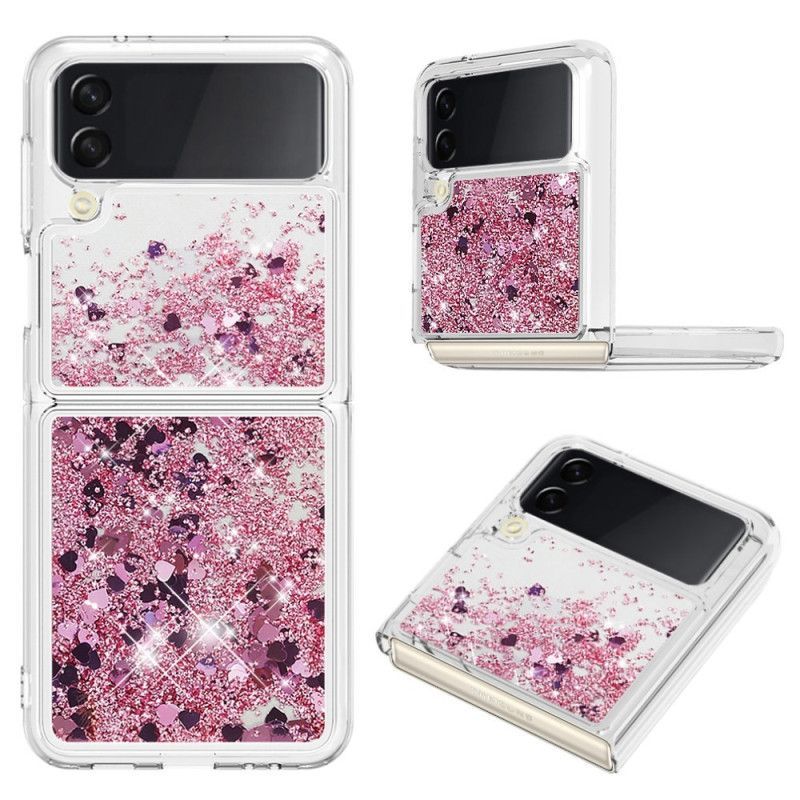 Kryt Na Samsung Galaxy Z Flip 4 Flipové Pouzdro Barevné Flitry