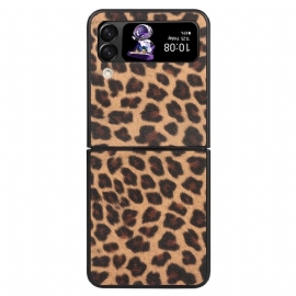Kryt Na Samsung Galaxy Z Flip 4 Flipové Pouzdro Leopard